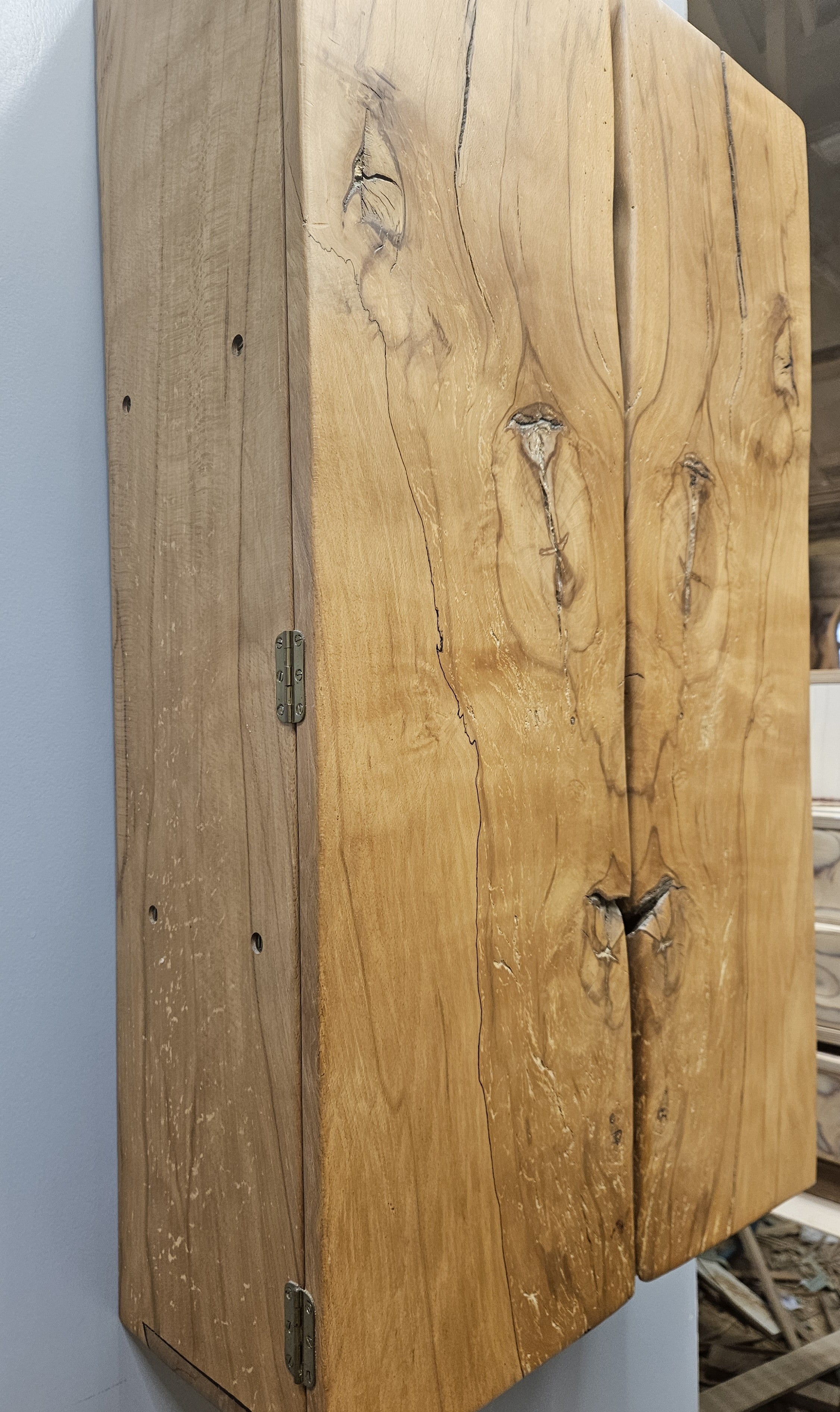 Spalted Beach cupboard/cabinet